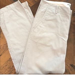 2 pairs of Old Navy broken-in khakis